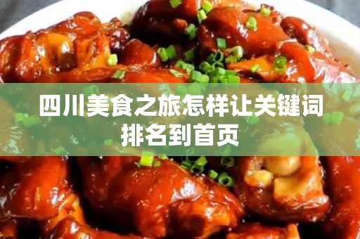 四川美食之旅怎样让关键词排名到首页