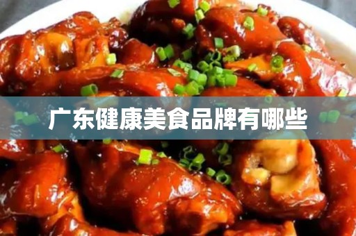 广东健康美食品牌有哪些