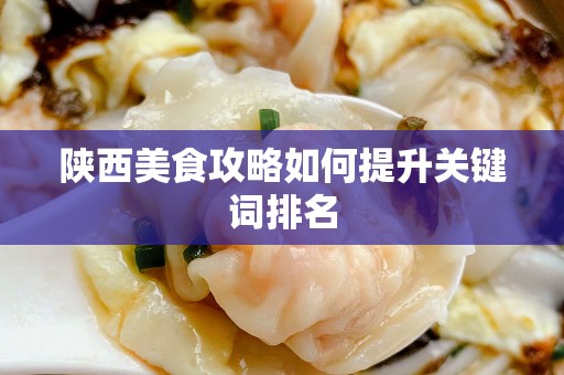 陕西美食攻略如何提升关键词排名