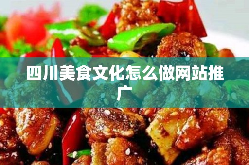 四川美食文化怎么做网站推广