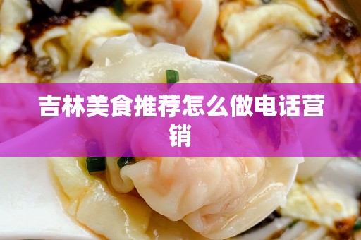 吉林美食推荐怎么做电话营销