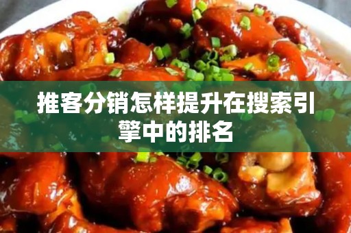 推客分销怎样提升在搜索引擎中的排名