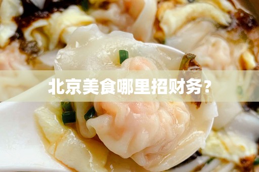 安徽美食哪里招财务？